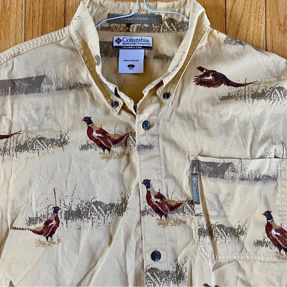 Columbia Pheasant animal shirt large - Picture 3 of 5